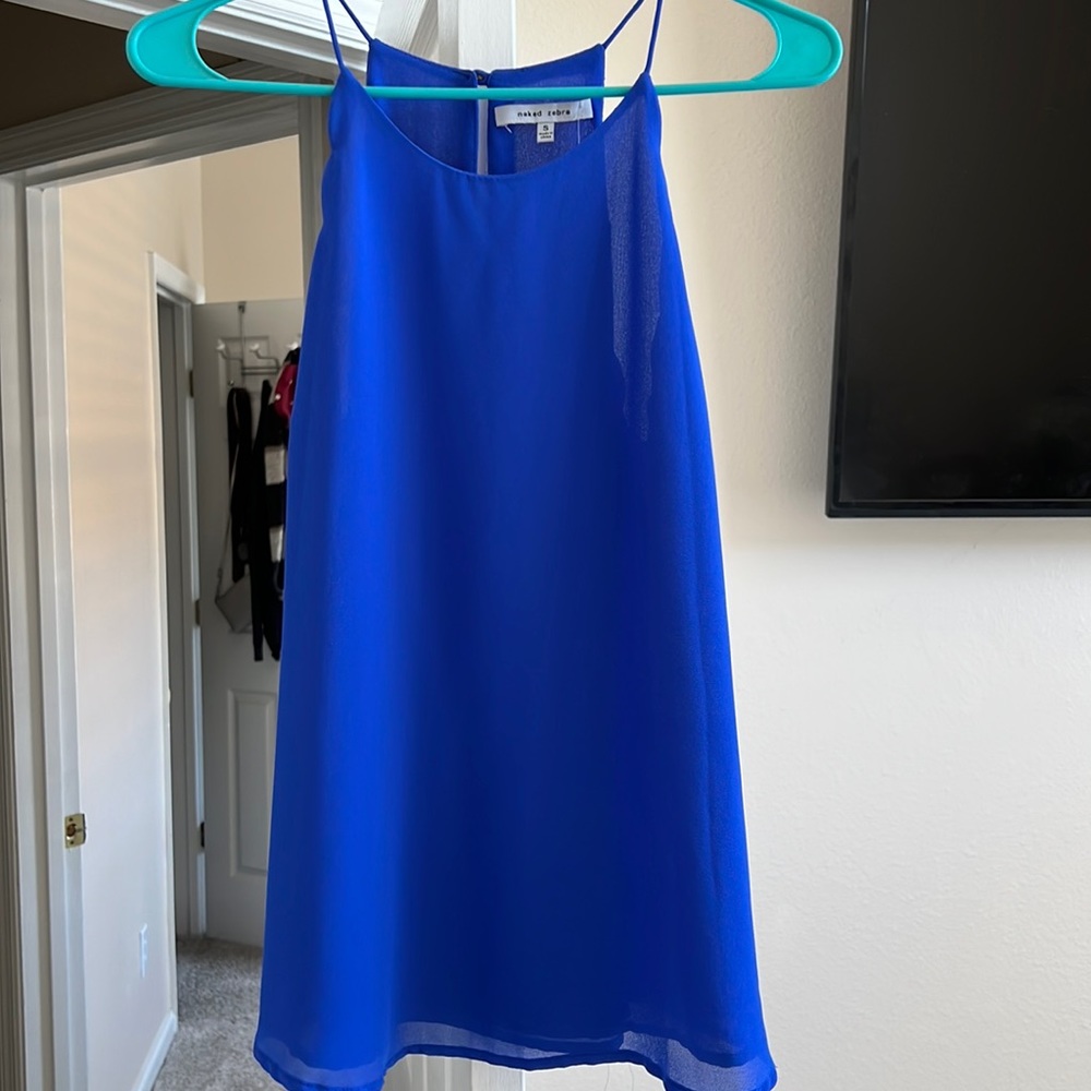 Dark blue tank top